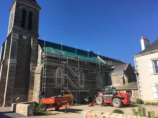 Rénovation d'une église
